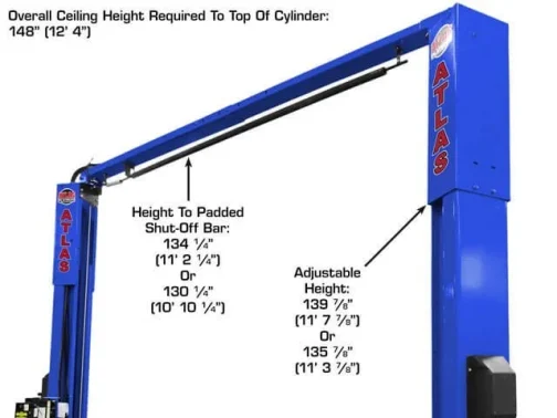 Atlas Platinum PVL10 ALI Certified 10,000 lb Overhead Lift - Image 2