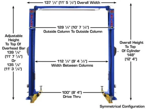 Atlas Platinum PVL10 ALI Certified 10,000 lb Overhead Lift - Image 6