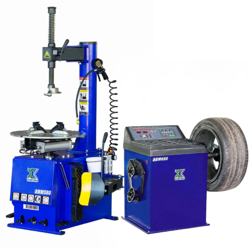 Xinkong 1.5 HP Tire Changer & Wheel Balancer Machine Combo 580 690