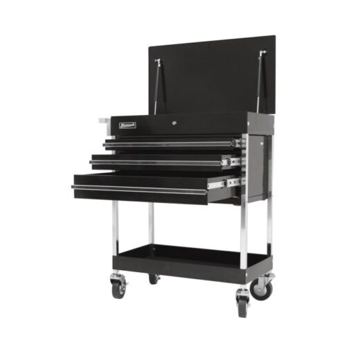 Homak Pro Series 34" 3 Drawer Flip Top Service Cart