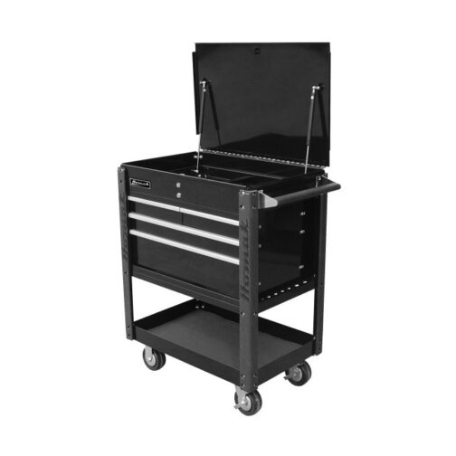 Homak Pro Series 35" 4 Drawer Flip Top Service Cart