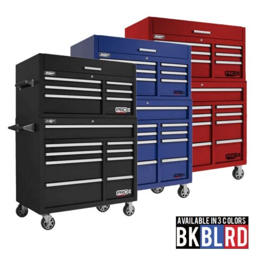 Homak PRO II 41" Top Chest and Rolling Cabinet Combo