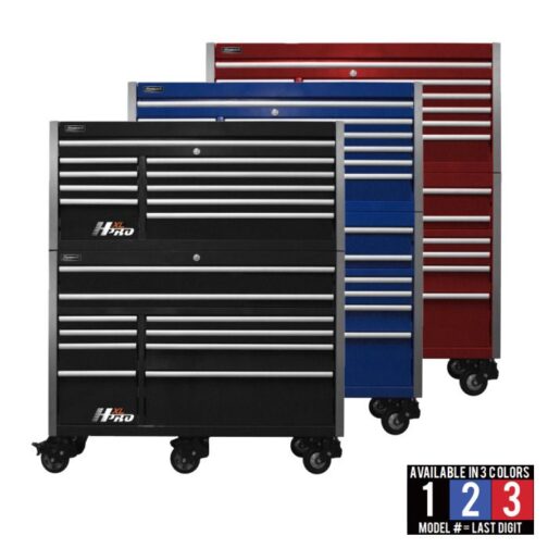 Homak Big Dawg HXLPRO 60" Top Chest and Rolling Cabinet Combo