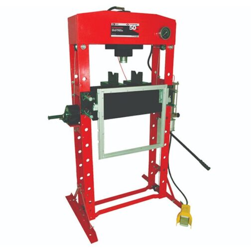 AFF 50-Ton Super-Duty Air Hydraulic Shop Press