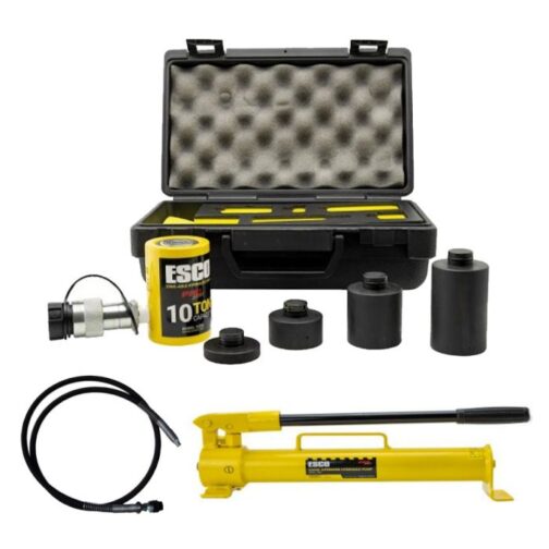 ESCO 10-Ton Hydraulic Stak-Able Ram Kit with 1 Quart Pump