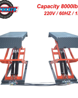 Stratus Commercial Grade On-Ground or In-Ground Mount Low Profile Full Rise Scissor Car Lift