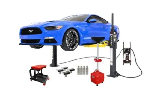 Maxjax m6k portable two-post garage lift