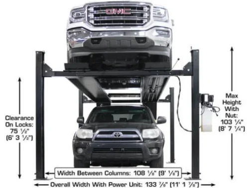 Atlas Apex 9 ALI Certified 9,000 lb 4-Post Lift - Image 3