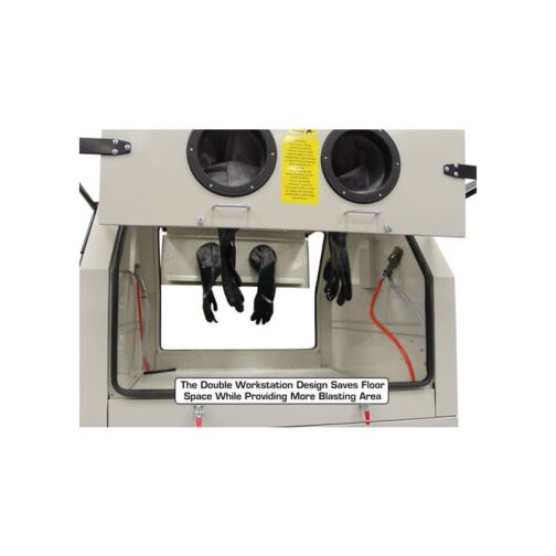 Atlas 1200 Extra Large Sandblast Cabinet with Vacuum - Image 4