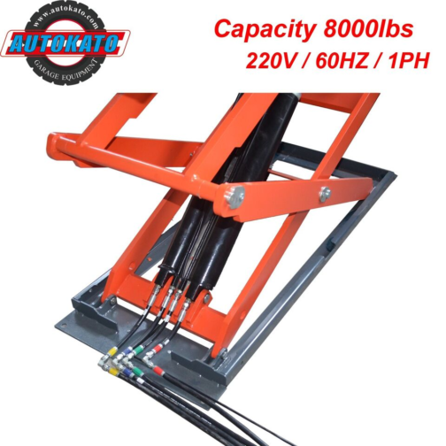 Stratus Commercial Grade On-Ground or In-Ground Mount Low Profile Full Rise Scissor Car Lift - Image 3