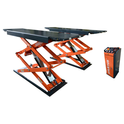 Stratus Commercial Grade On-Ground or In-Ground Mount Low Profile Full Rise Scissor Car Lift SAE-UT10000