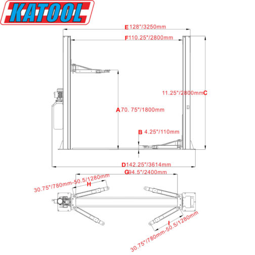 KT-X95 Full Rise Scissor Lift - Image 3