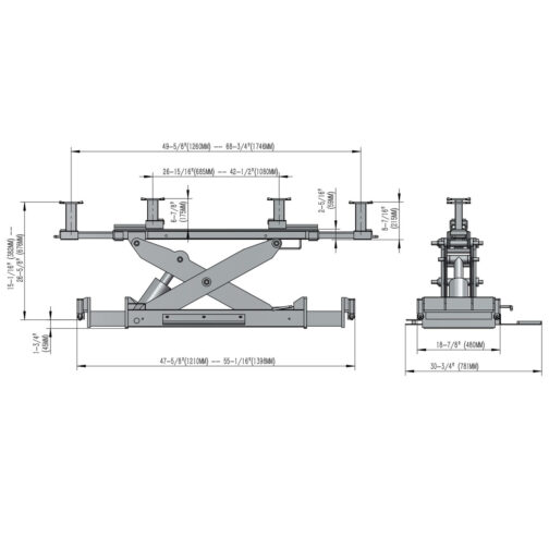 Stratus Rolling Bridge Jack SAE-BJ135 - Image 4