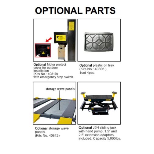 AMGO 409-DP Double Parking Four Post Lift - Image 5