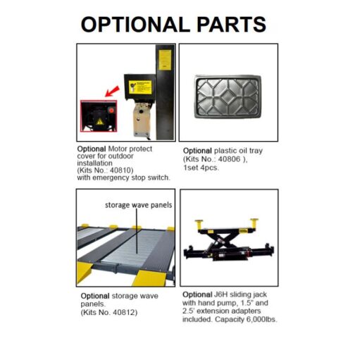 AMGO 409-DPX Double Parking Four Post Lift - Image 5