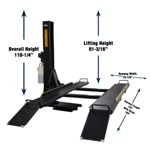 Platinum SP-6K-SS Single Post Parking Lift - Image 3