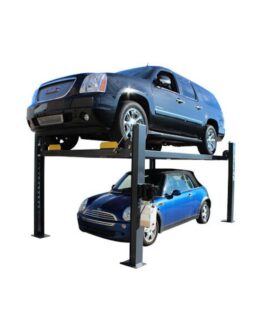 AtlasPremium Portable Four Post Lift + Sliding Jacks Combo