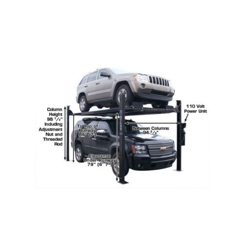 Atlas Garage Pro Portable Four Post Lift - Image 3