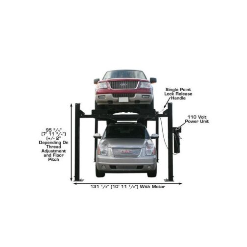 Atlas Garage Pro HD Portable Four Post Lift - Image 4