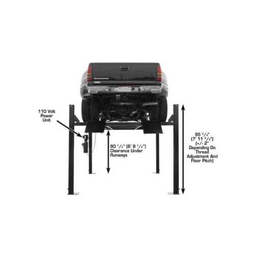 Atlas Garage Pro HD Portable Four Post Lift - Image 6