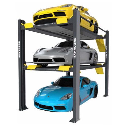 BendPak HD-973PX Tri-Level Parking Lift Extended