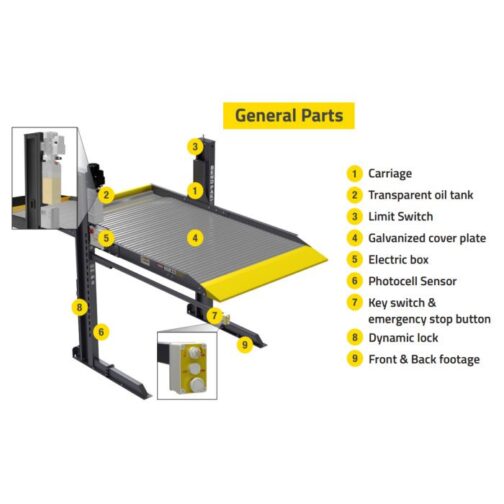 BendPak PL-6000DC Two Post Parking Lift - Image 2