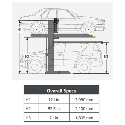 BendPak PL-6000DC Two Post Parking Lift - Image 3