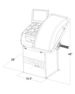 CEMB EZ15 3D Data Entry Wheel Balancer