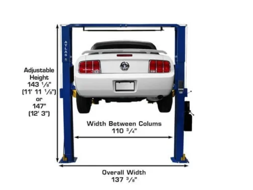 Atlas 10,000 lb Overhead 2-Post Lift Car - Image 4