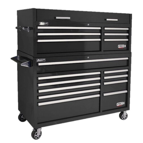 Homak PRO II 54" Top Chest and Rolling Cabinet Combo - Image 2