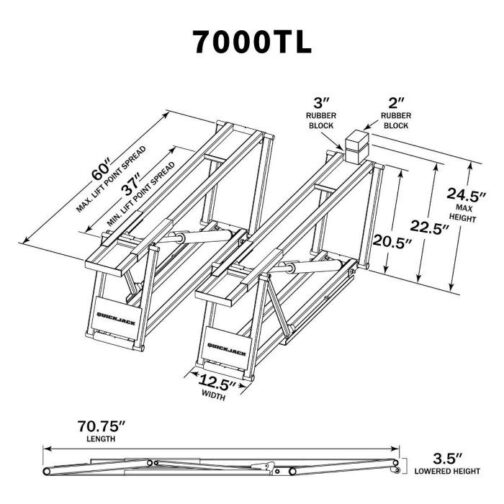 Ranger QuickJack Portable Truck Lift System - Image 4