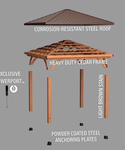 12x12 Barrington Gazebo - Image 11