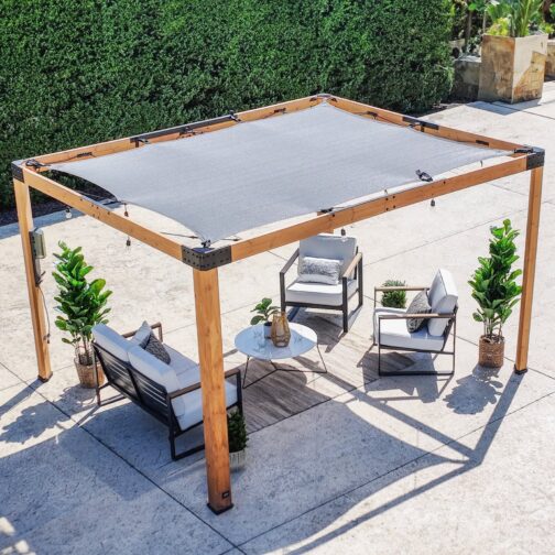 12x10 Brendan Sail Shade Pergola - Image 12