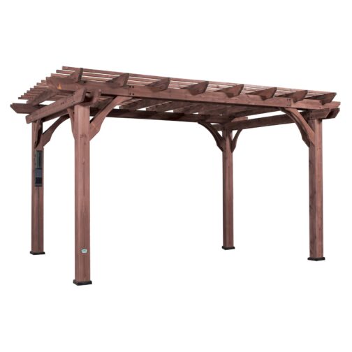 14x10 Somerville Pergola - Walnut Stain - Image 2