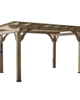 14×10 Somerville Pergola – Barnwood Stain