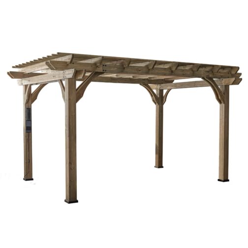 14x10 Somerville Pergola - Barnwood Stain - Image 2