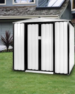 D Galvanized Steel Storage Shed 6 ft. W x 4 ft