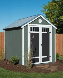 Garden D Wood Storage Shed 6 ft. W x 8 ft.