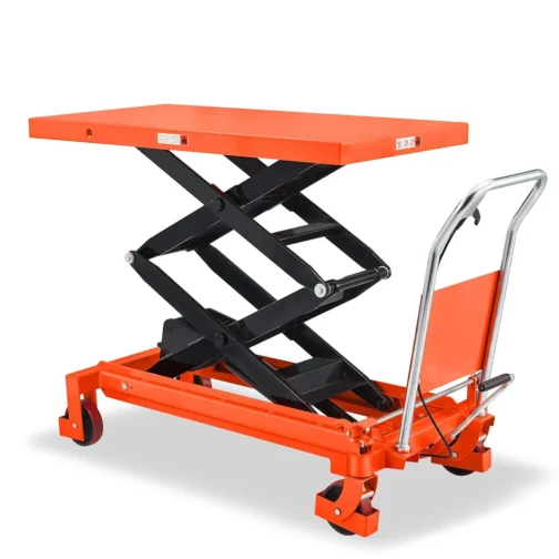 Double Scissors Lift Table Cart 1760lbs. 59" Lifting Height