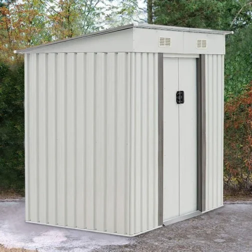 D Galvanized Steel Storage Shed 6 ft. W x 4 ft - Image 3