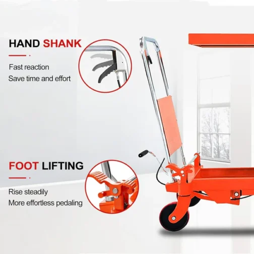 Single Scissor Lift Table 330lbs. 43.3" lifting height