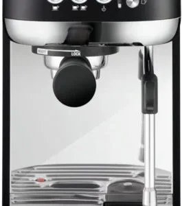 Breville The Bambino Plus Espresso Machine, Black Truffle