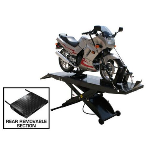 Atlas CycleLift Motorcycle Lift with Dropout Panel - Image 3