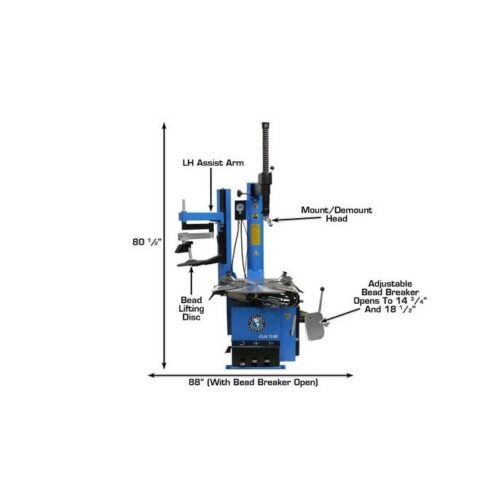 Atlas TC289LH Assist Arm Wheel Clamp Tire Changer - Image 3
