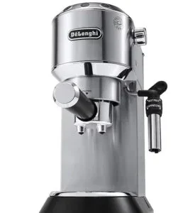 De’Longhi – DEDICA Espresso Machine with 15 bars of pressure and Milk Frother – Metal