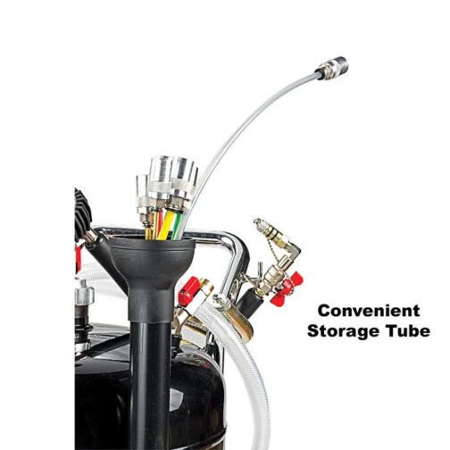 JohnDow JDI-20COMBO-B 20-Gal Combo Fluid Evacuator & Oil Drain with Bowl - Image 2