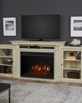 Tracey 5100 BTU / 1500W Freestanding Mantel Electric Fireplace with Remote Control