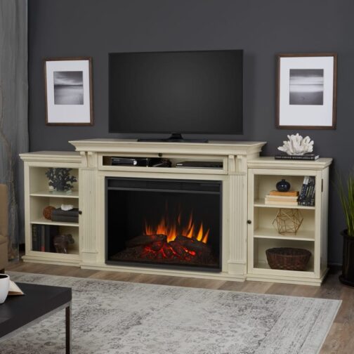 Tracey 5100 BTU / 1500W Freestanding Mantel Electric Fireplace with Remote Control