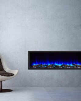 SimpliFire Scion 55 Inch Wall Mounted Electric Fireplace