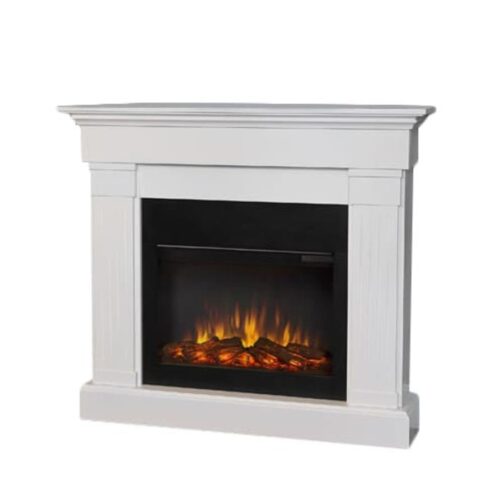 48 Inch Wide 5100 BTU / 1400W Free Standing Mantel Electric Fireplace